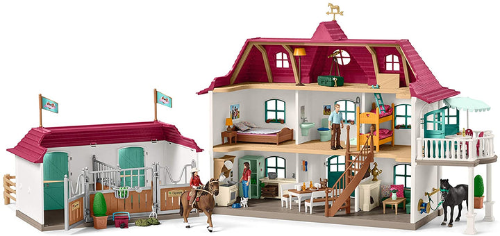 Schleich Horse Club 42416 Grote paardenstal met huis en stal