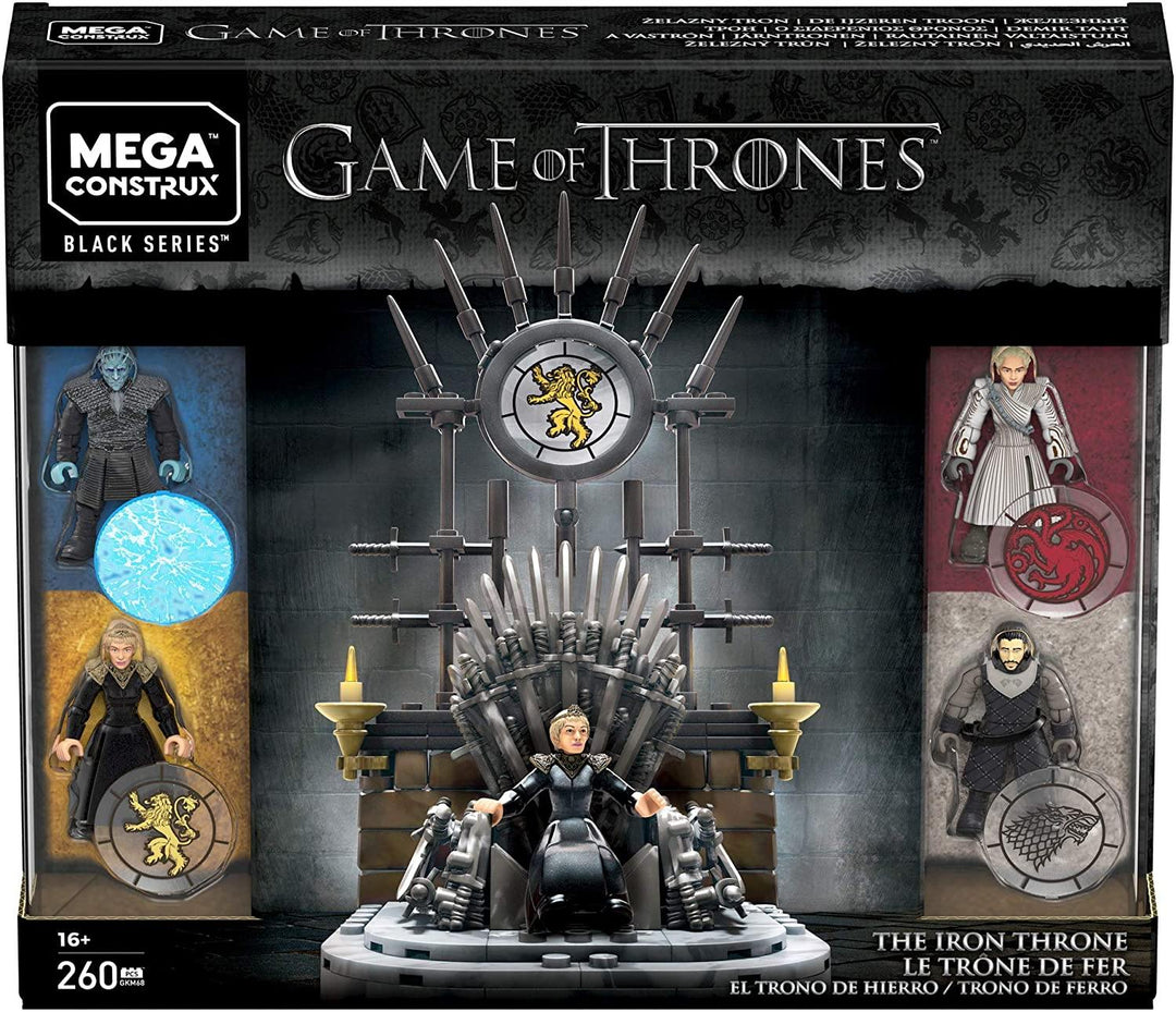 Mega Construx GKM68 Mega Contstrux Black Series Game Iron Throne - Yachew