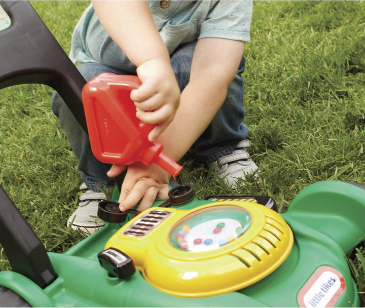 Little Tikes Gas 'n Go Mower - Realistic Lawn Mower for Outdoor Garden Play with Mechanical Sounds, Movable Throttle & Petrol Can. For Ages 18 Months+