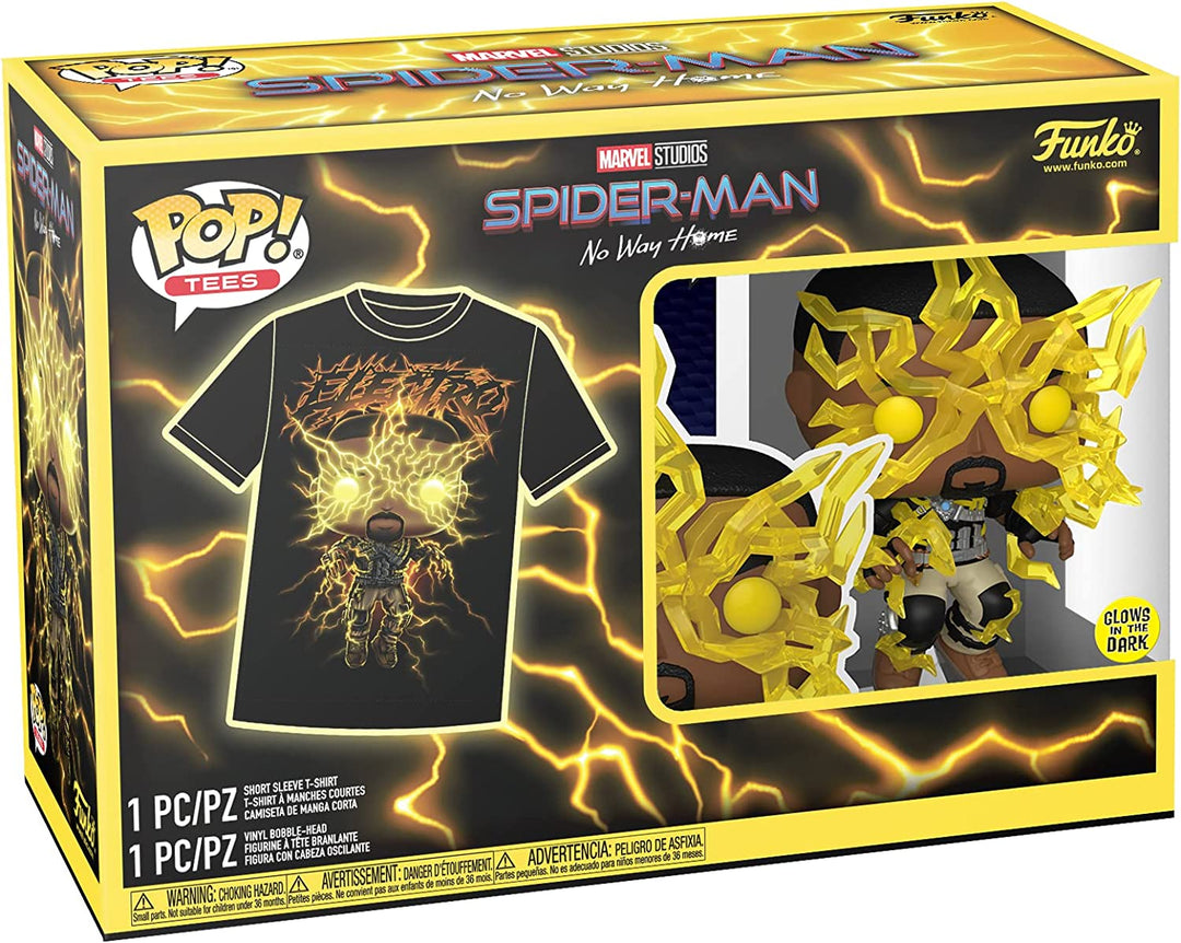 Funko Pop &amp; Tee: Spider Man: No Way Home – Electro (GW) (S)