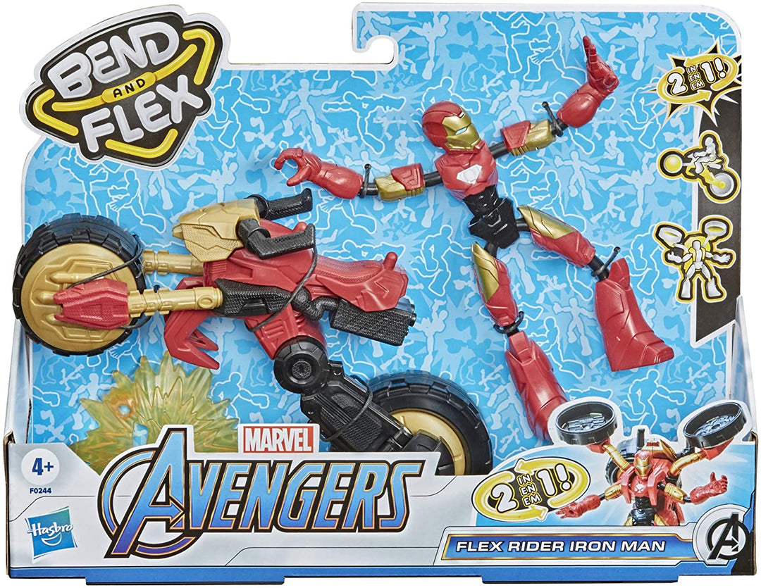 Marvel Bend en Flex, Flex Rider en 2-in-1 motorfiets