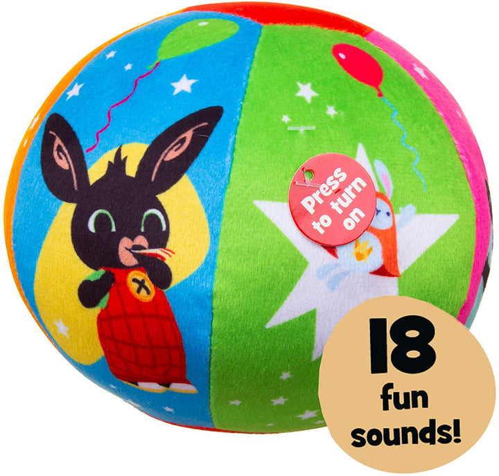 Bing 3536 Fun Sounds Motion Sensor Ball Featuring, Sula, Hoppity, Pando, Flop and Amma