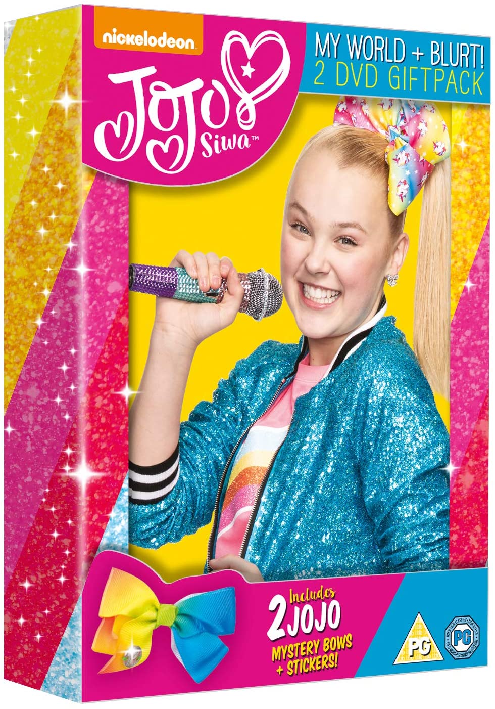 Jojo Siwa DVD-Geschenkset (enthält Blurt/My World und BFF Bows) – TV-Programm [DVD]