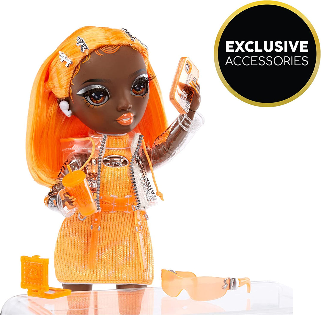 Rainbow High Fashion Doll – MICHELLE ST.CHARLES – Orange Doll – Modische Outf