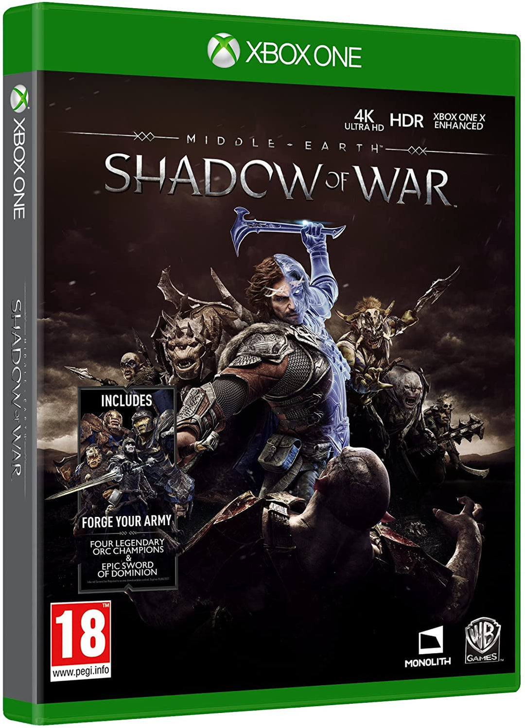 Sombra de guerra de la Tierra Media (Xbox One)