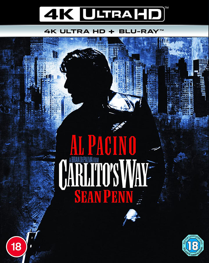 Carlito's Way [4K Ultra HD] [1993] [Region Free] – Krimi/Drama [Blu-ray]