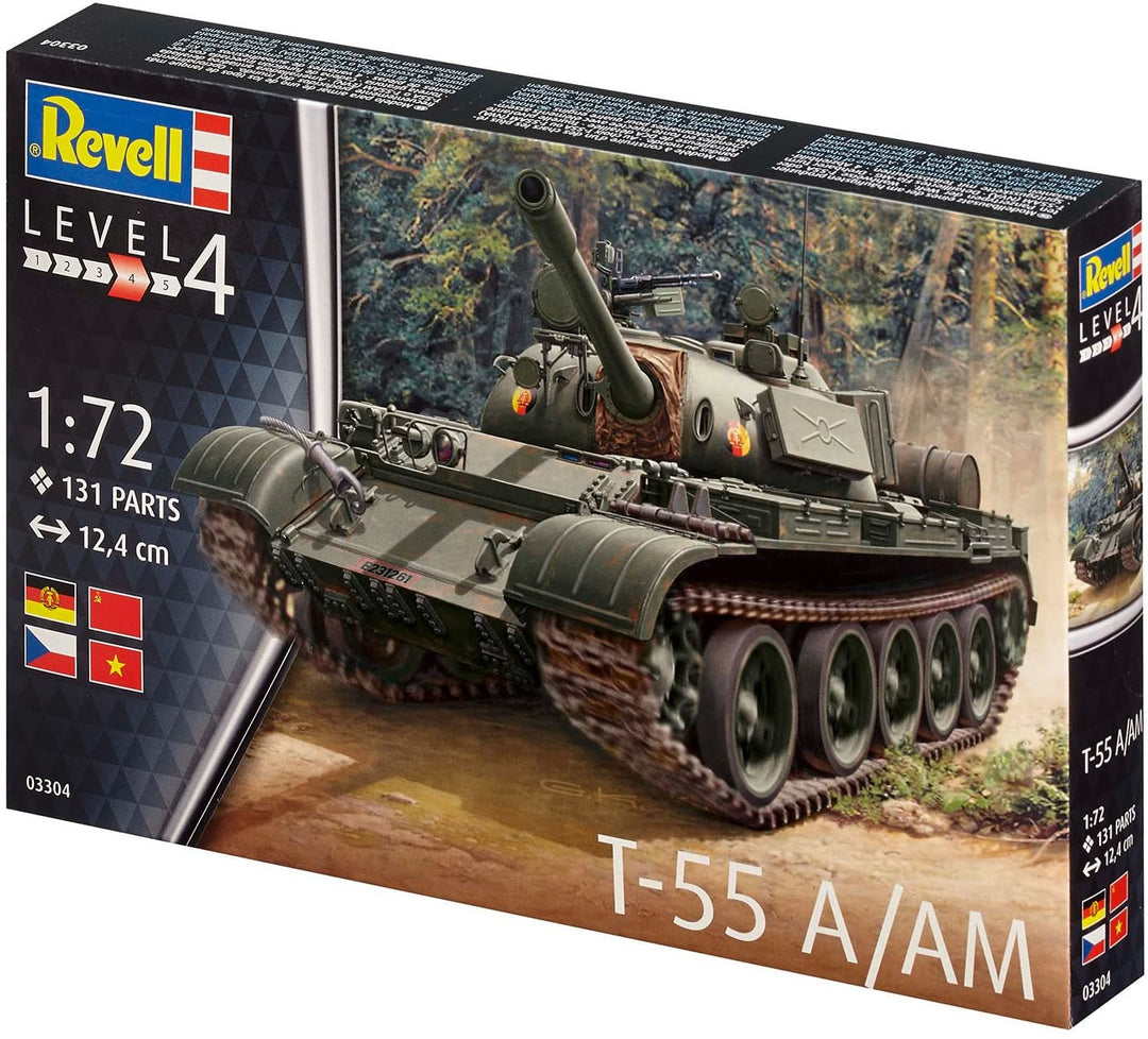 Revell 03304 Modellbausatz „T-55 A/AM“.