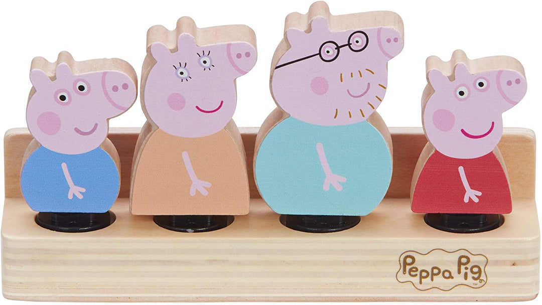 Peppa Pig 07207 Figure di famiglia in legno