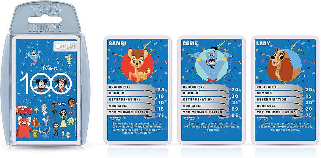 Top Trumps Disney's 100 Specials Kartenspiel, feiern und spielen Sie mit 30 Ihrer Freunde