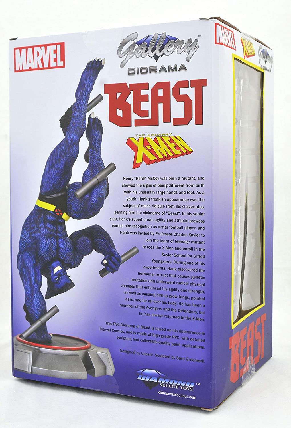 DIAMOND SELECT TOYS JUL192666 Marvel Gallery Beast Comic PVC-Figur, mehrfarbig