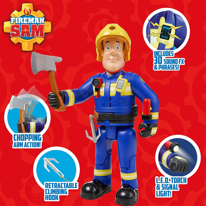 Feuerwehrmann Sam 07914 Ultimate Hero, elektronisch, Actionfigur, Vorschulspielzeug, Geschenk