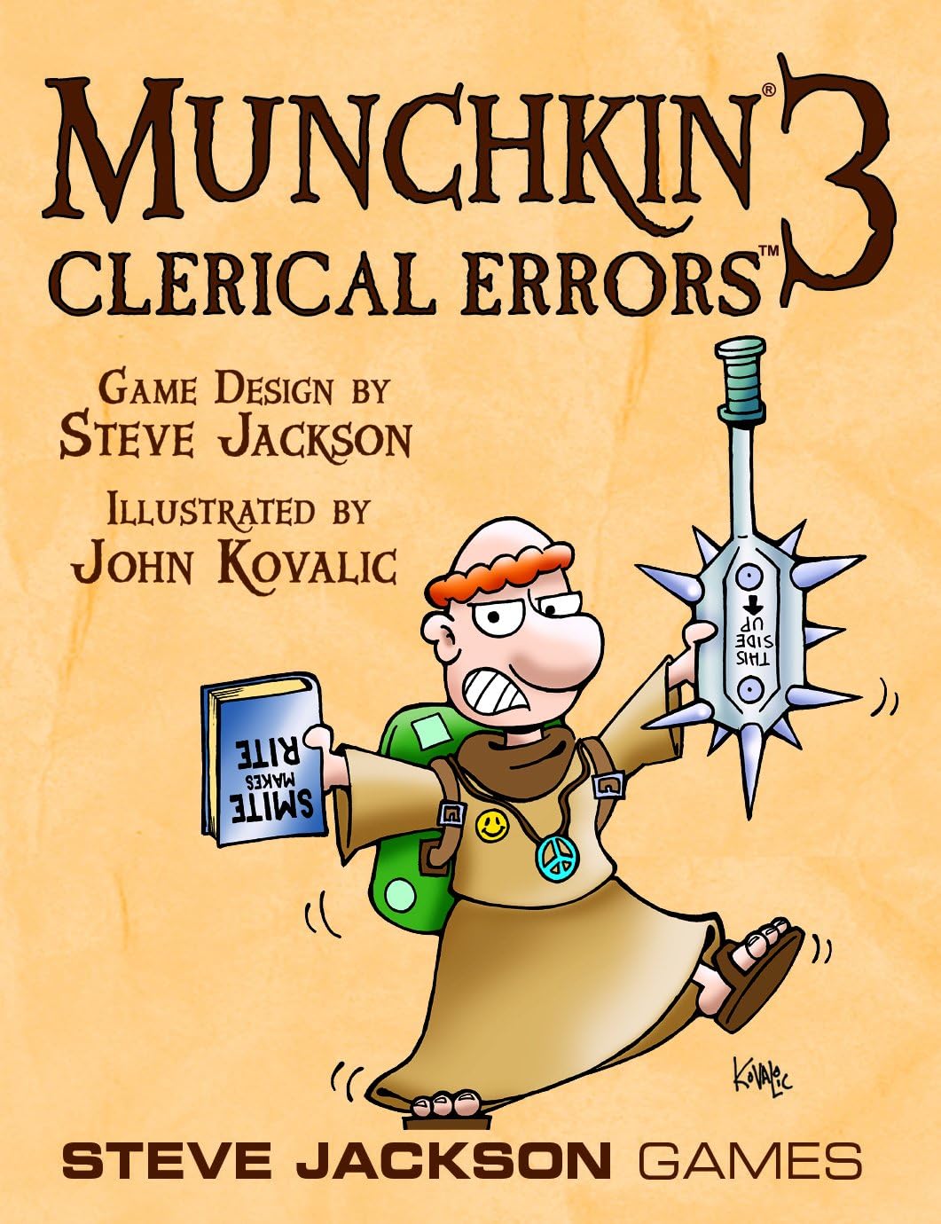 Steve Jackson Games Munchkin 3 Clerical Errors Card Game Expansion 2