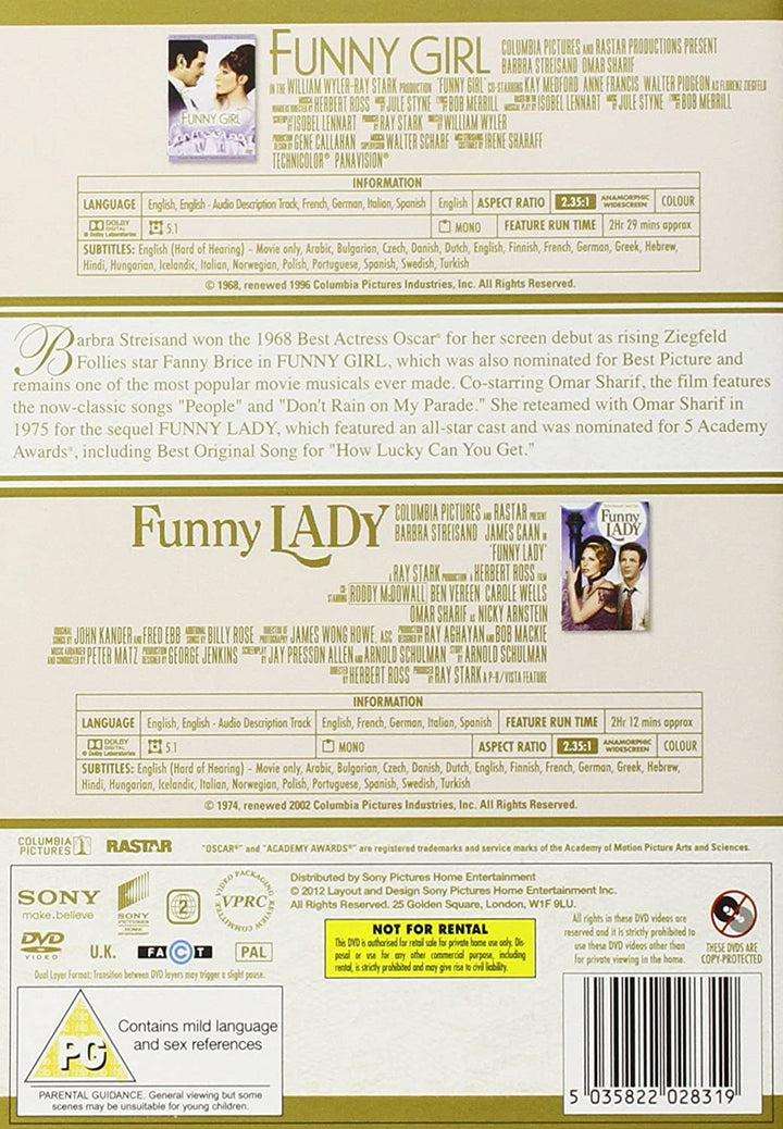 Funny Girl / Funny Lady – Musical/Romanze [DVD]