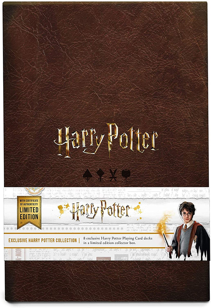 Cartamundi Harry Potter Official Limited Edition 8 x Juego de coleccionista de naipes