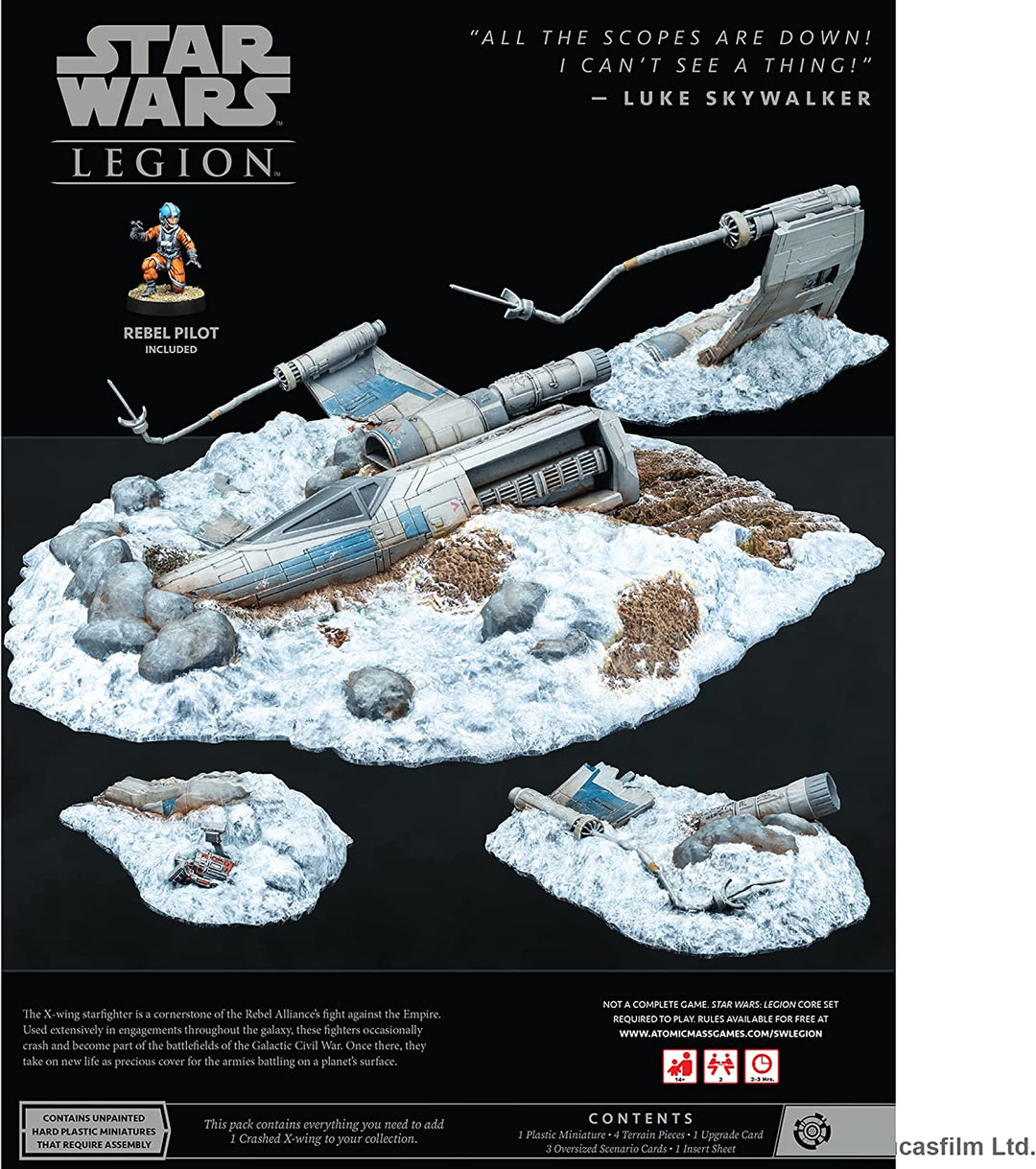 Star Wars: Legion – Crashed X-Wing Battlefield-Erweiterung 