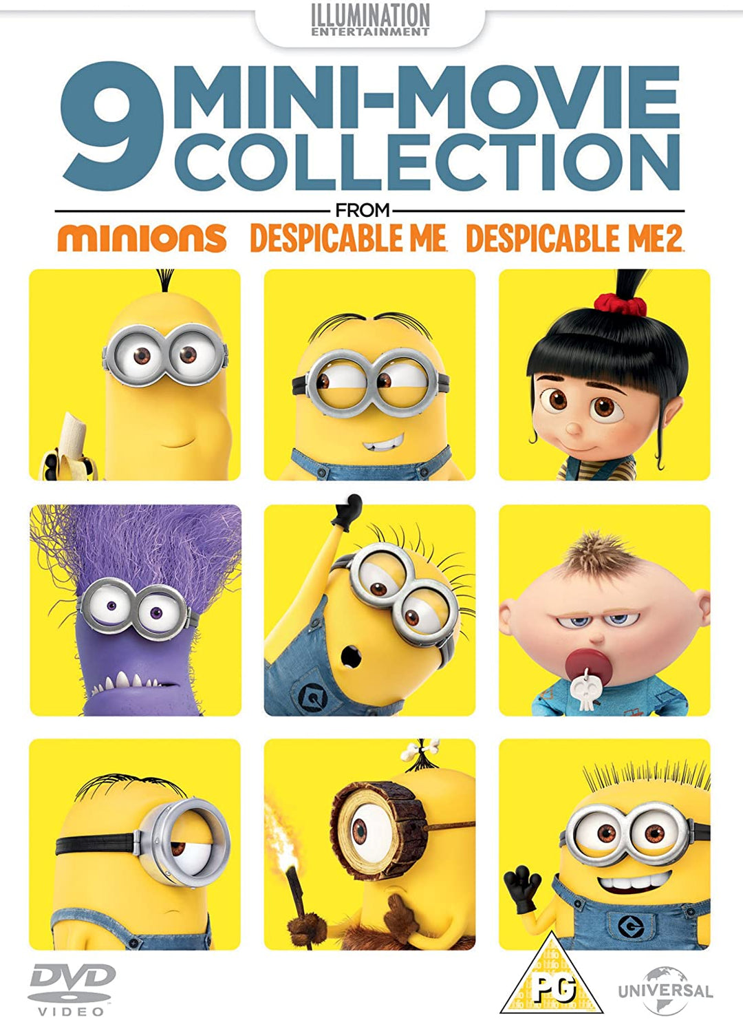 9 Mini-Filmsammlung von Minions, Einfach unverbesserlich 1 &amp; 2 [DVD]