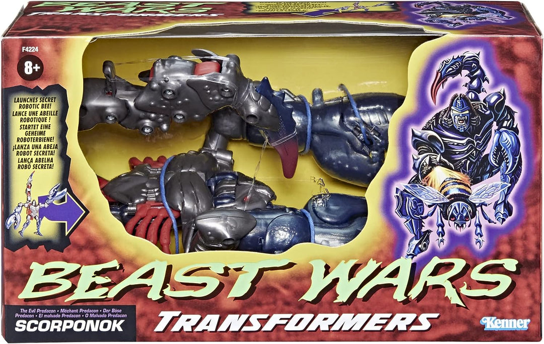 Hasbro - Scorponok Beast Wars Transformers Actionfigur, Mehrfarbig (133110)