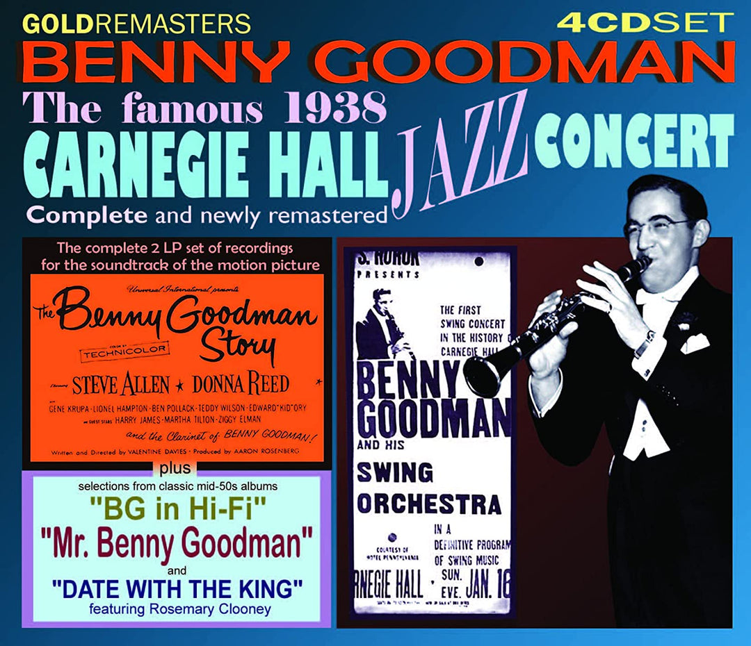 Komplette Carnegie Hall von 1938 plus weiteres Material aus den 1950er Jahren – Benny Goodman [Audio-CD]