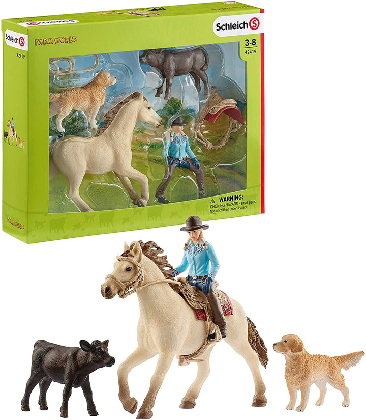 Schleich 42419 Equitación occidental