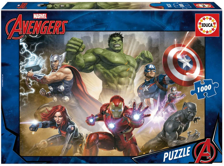 Educa Borrás 17694 The Avengers 1.000-teiliges Puzzle Marvel 1000