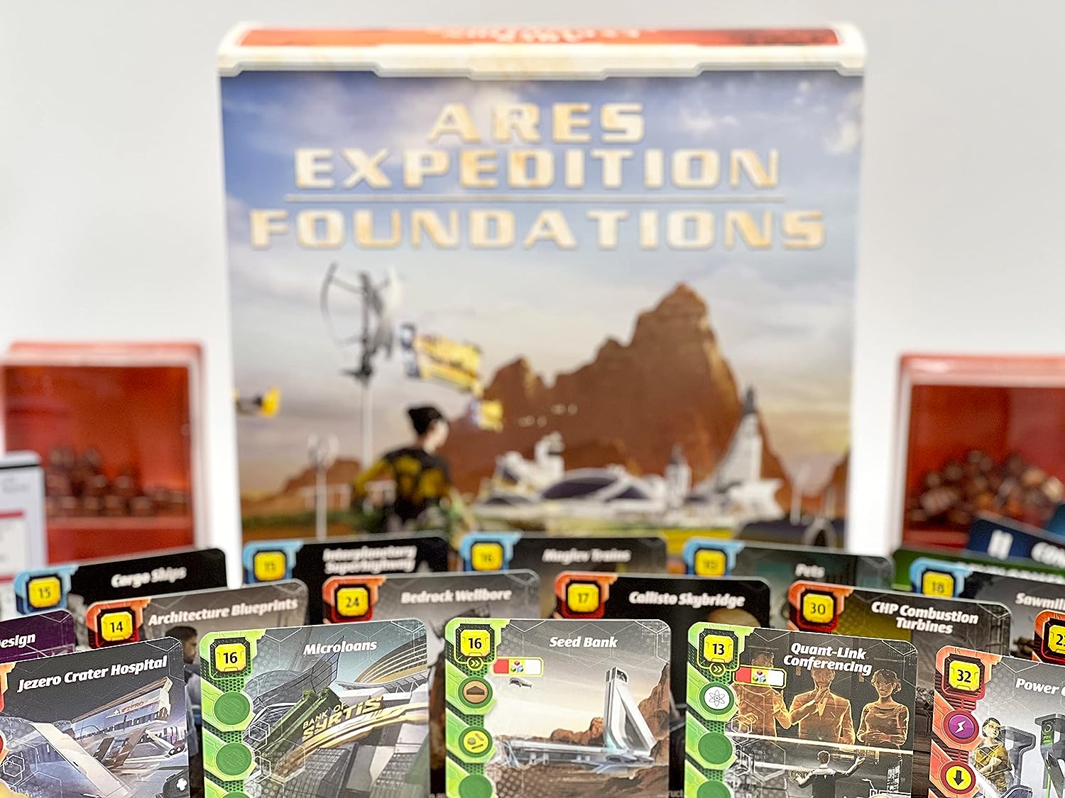 Terraforming Mars – Ares Expedition: Foundations – Brettspiel-Erweiterung für 6 Spieler 5