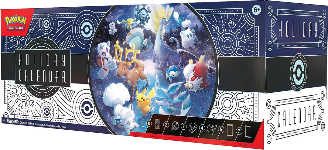 Pokémon TCG: Holiday Calendar (8 Foil Promo Cards, 5 Booster Packs & more)