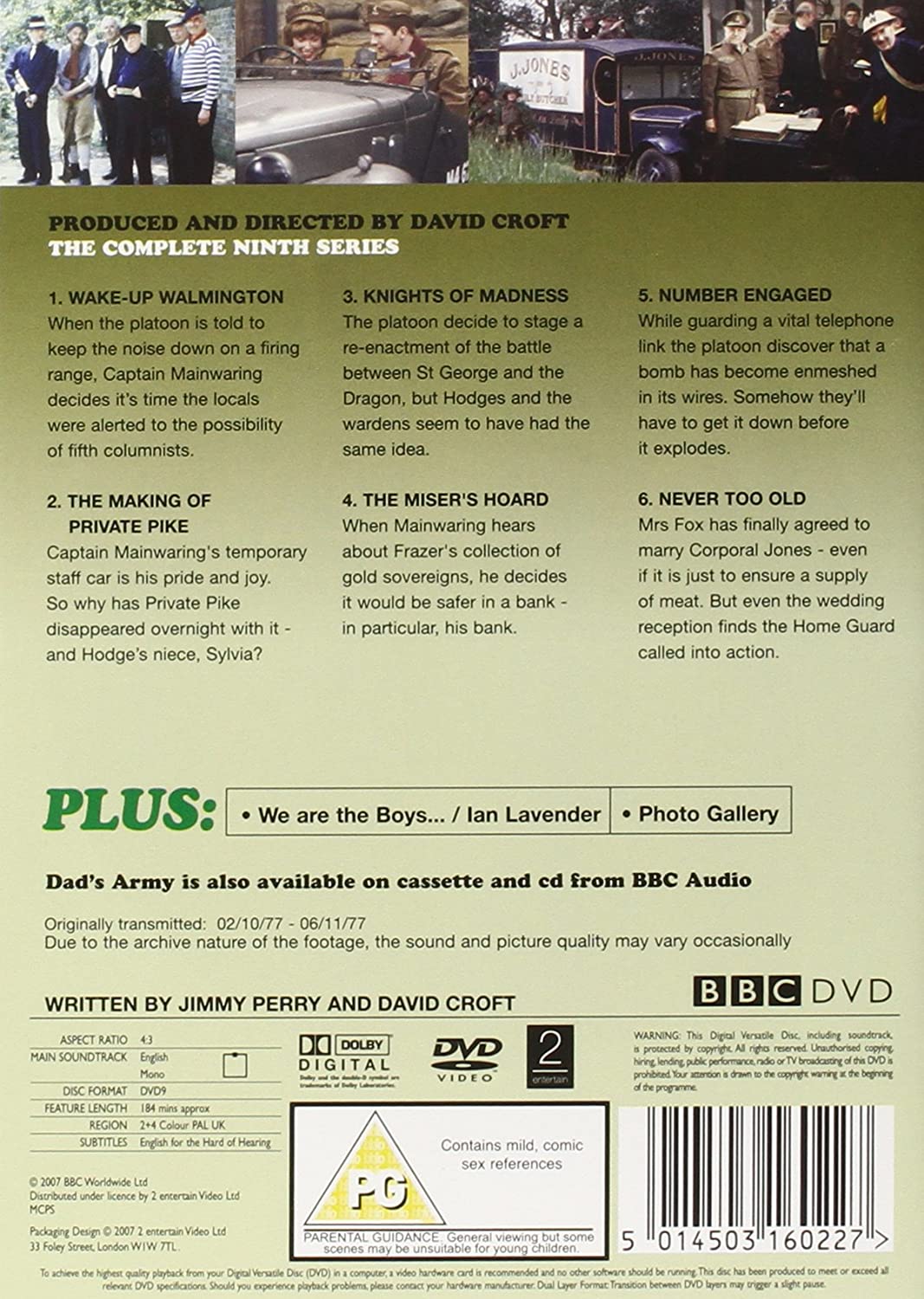 Dad's Army - The Complete Ninth Series [1977] [2007] [DVD]