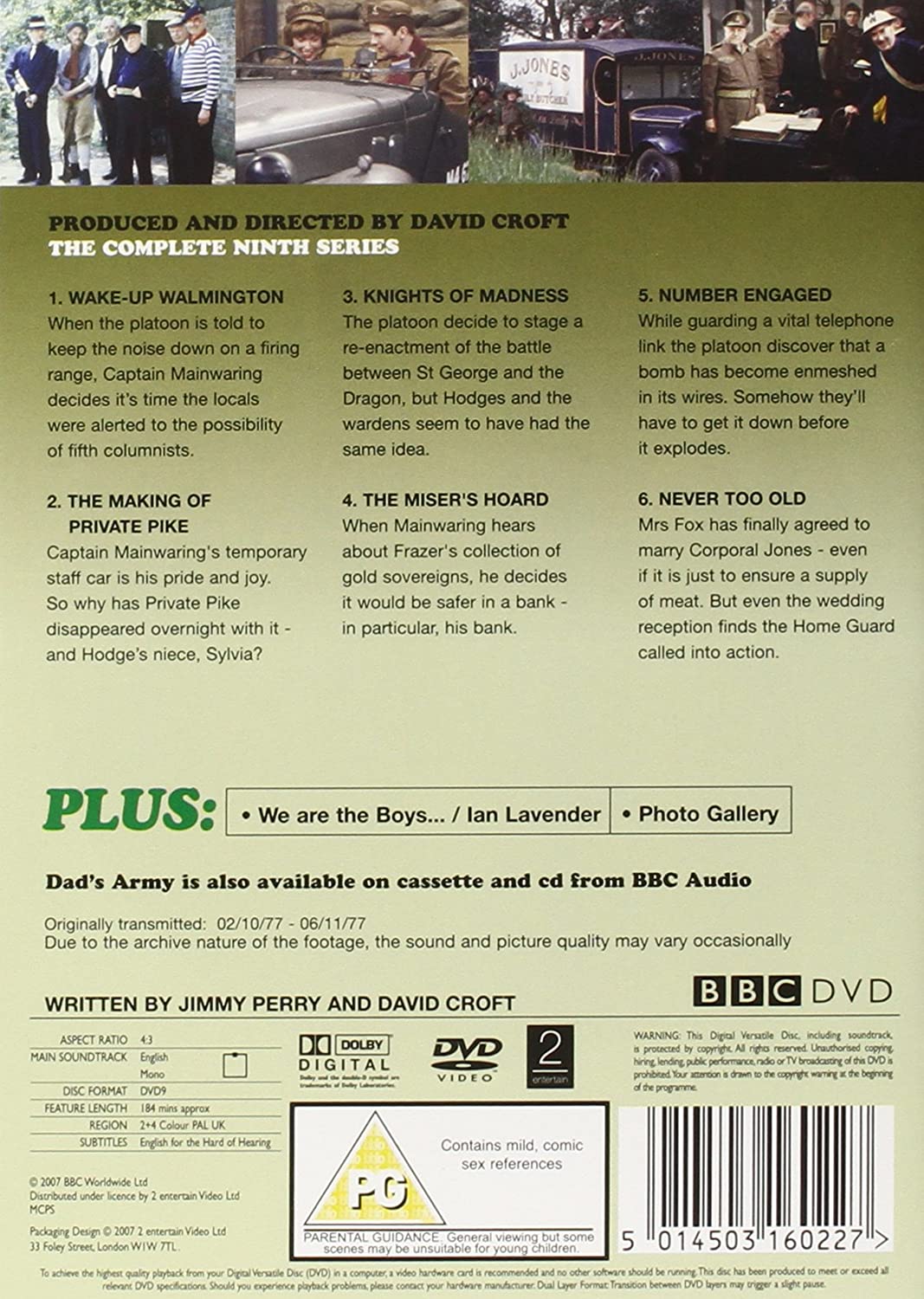 Dad's Army – Die komplette neunte Staffel [1977] [2007] [DVD]