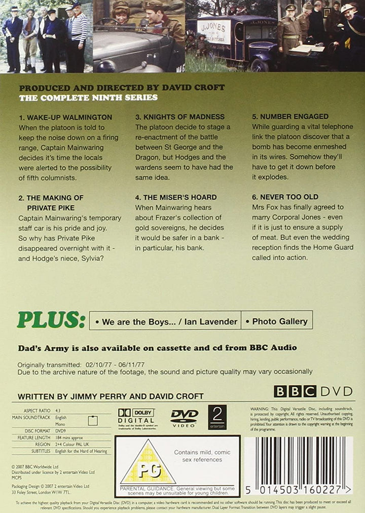 Dad's Army - The Complete Ninth Series [1977] [2007] [DVD]