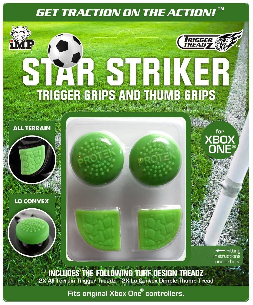Trigger Treadz Star Striker Thumb y Trigger Grips Pack (Xbox One)