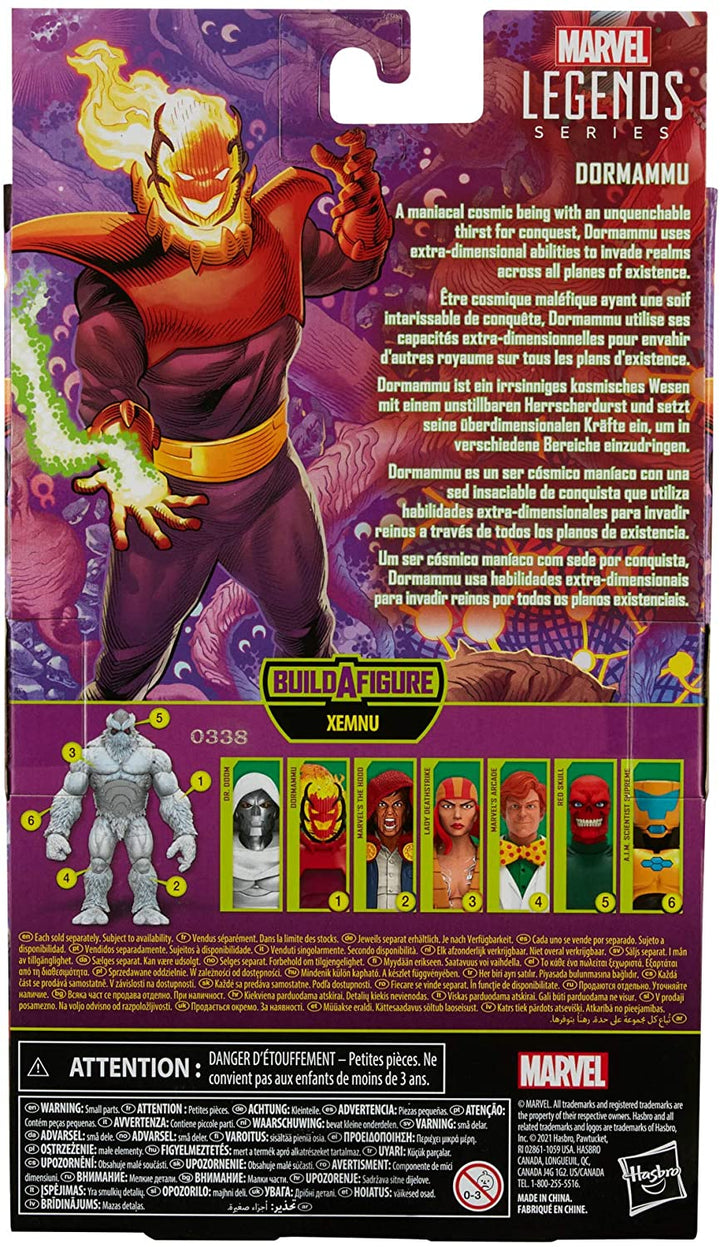 Hasbro Marvel Legends Series 15,2 cm große Action-Dormammu-Sammelfigur und 2 Zubehörteile