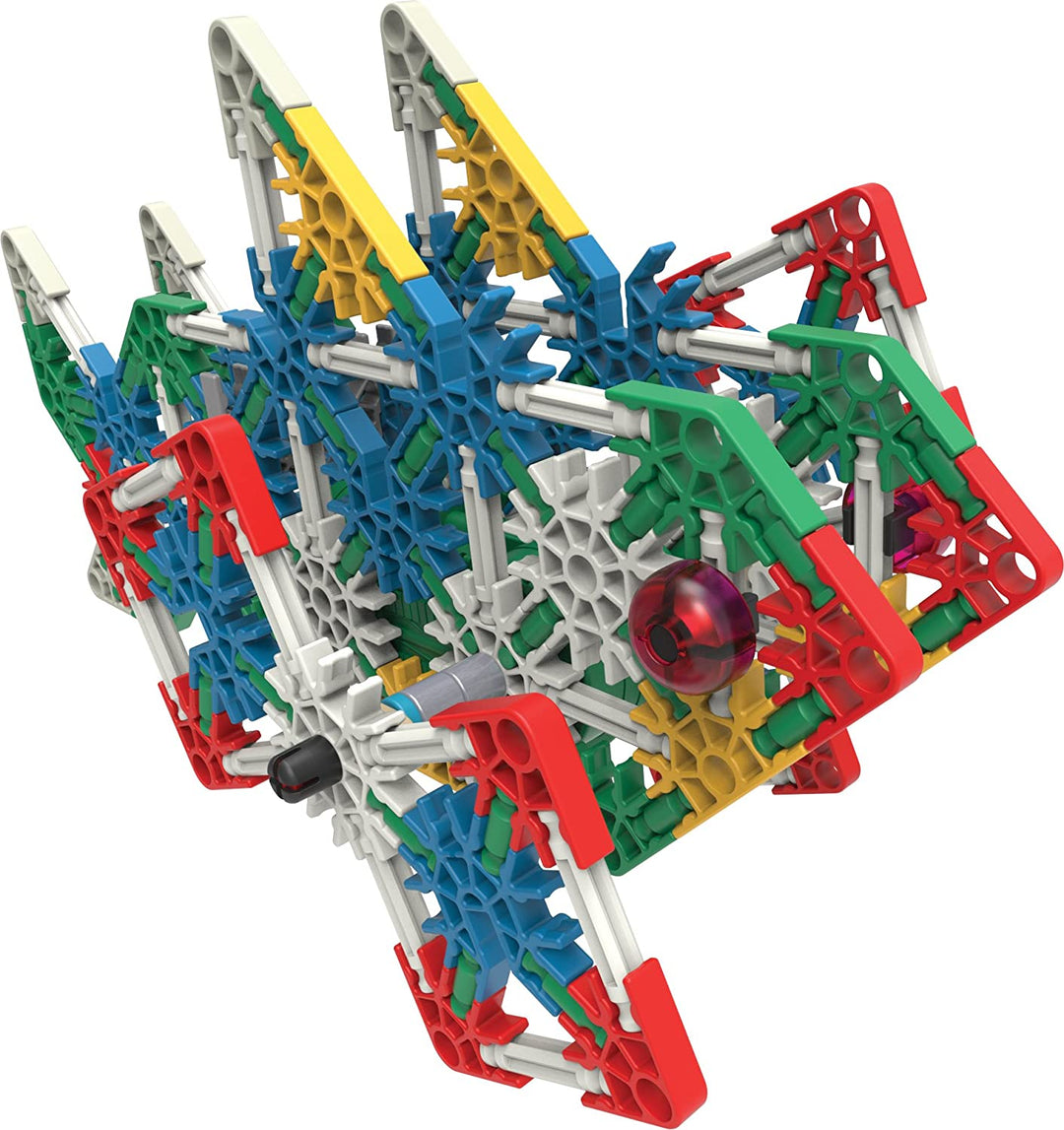 K'NEX 23012 Imagine Power and Play motorisiertes Bauset, Lernspielzeug für Kinder, 529-teiliges Stiel-Lernset, Technik für Kinder, lustiges und farbenfrohes Bauspielzeug für Kinder ab 7 Jahren