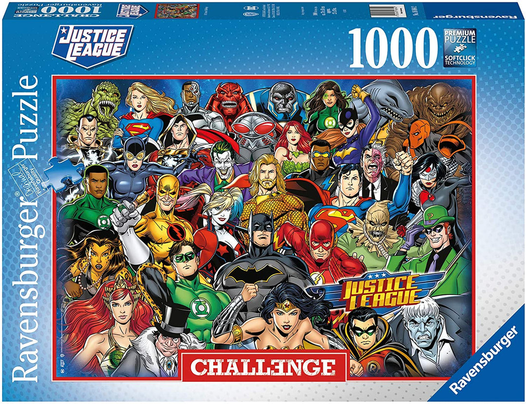 Ravensburger DC Comics Justice League Challenge 1000-teiliges Puzzle für Erwachsene und Kinder ab 12 Jahren
