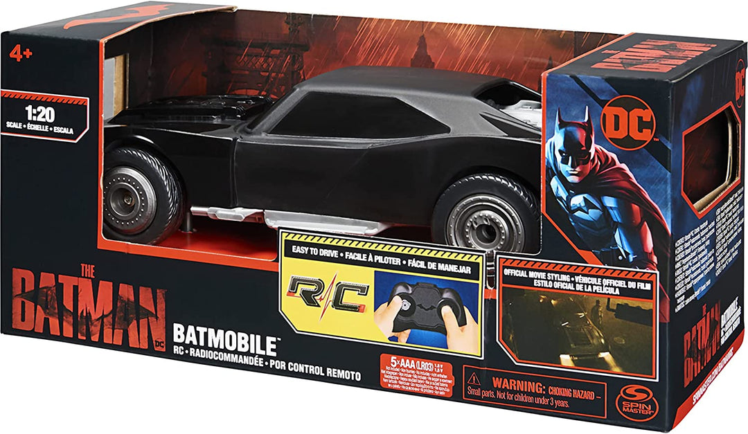 DC Comics 6060469 Batmobile Remote Control Car with Official Batman Movie Stylin