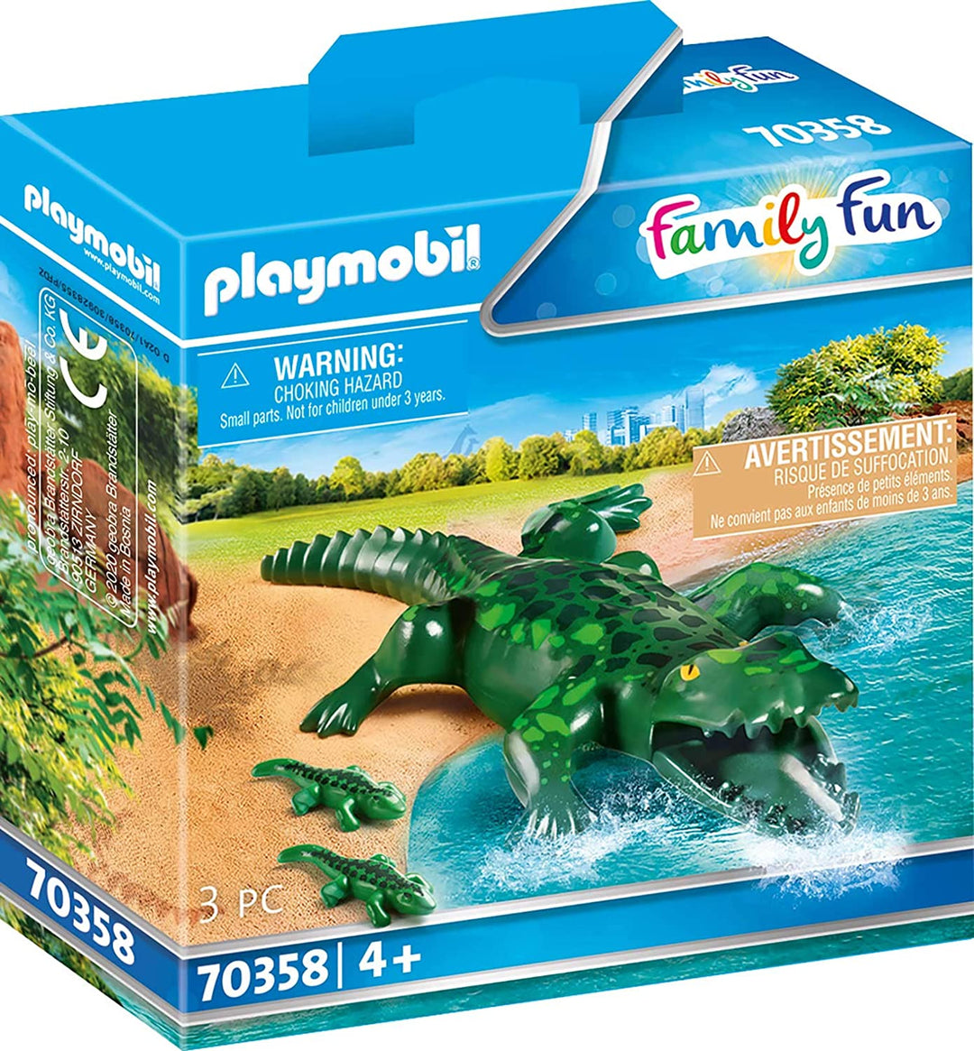 Playmobil 70358 Family Fun Cocodrilo con bebés