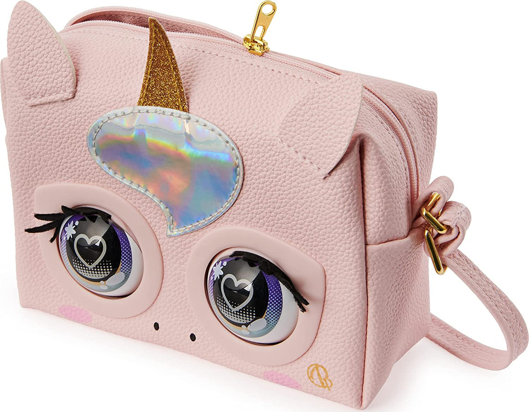 Purse Pets, Glamicorn Unicorn Interactive Purse Pet with Over 25 Sounds and Reactions