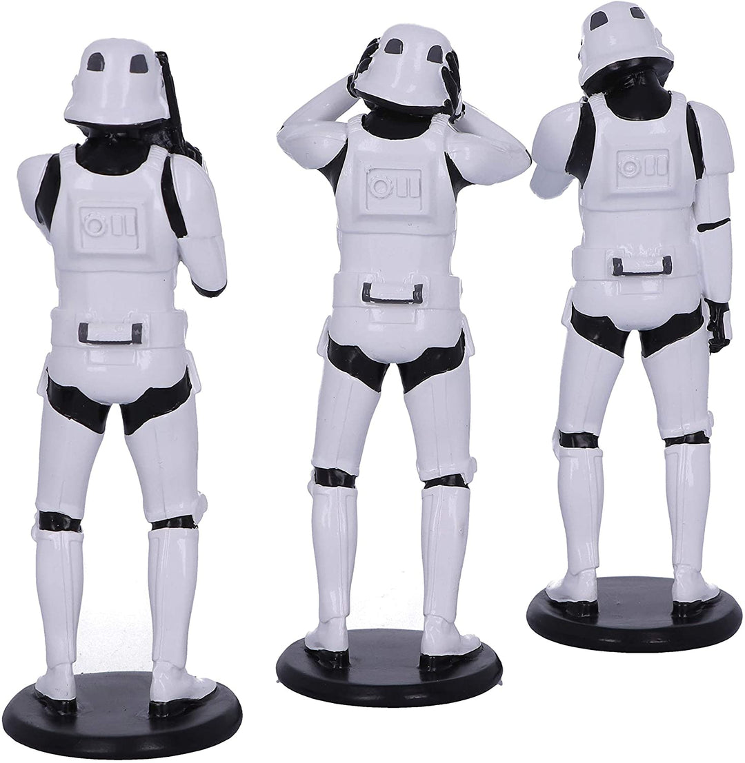 Nemesis Now Original Stormtrooper Three Wise Sci-Fi-Figuren, weiß, 14 cm