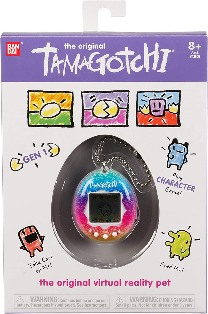 TAMAGOTCHI Original Bandai Tamagotchi Unicorn Shell with Chain - The Original Vi