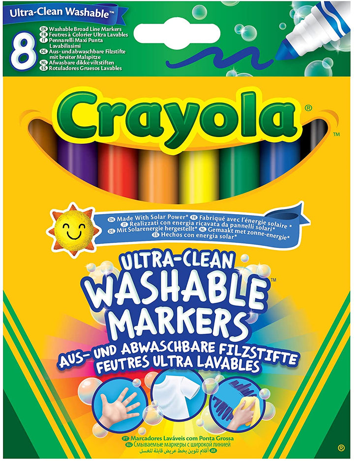 Crayola Crayola 58-8328 Marqueurs lavables ultra propres assortis