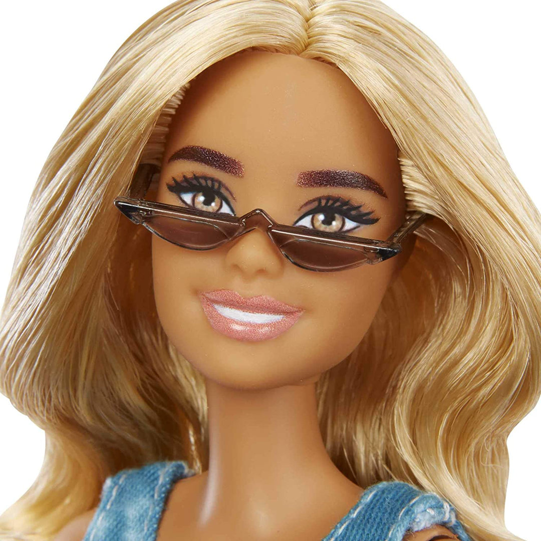 Barbie GRB65 Fashionista-Puppe mit Batik-Strampler, mehrfarbig, 31,75 cm*5,08