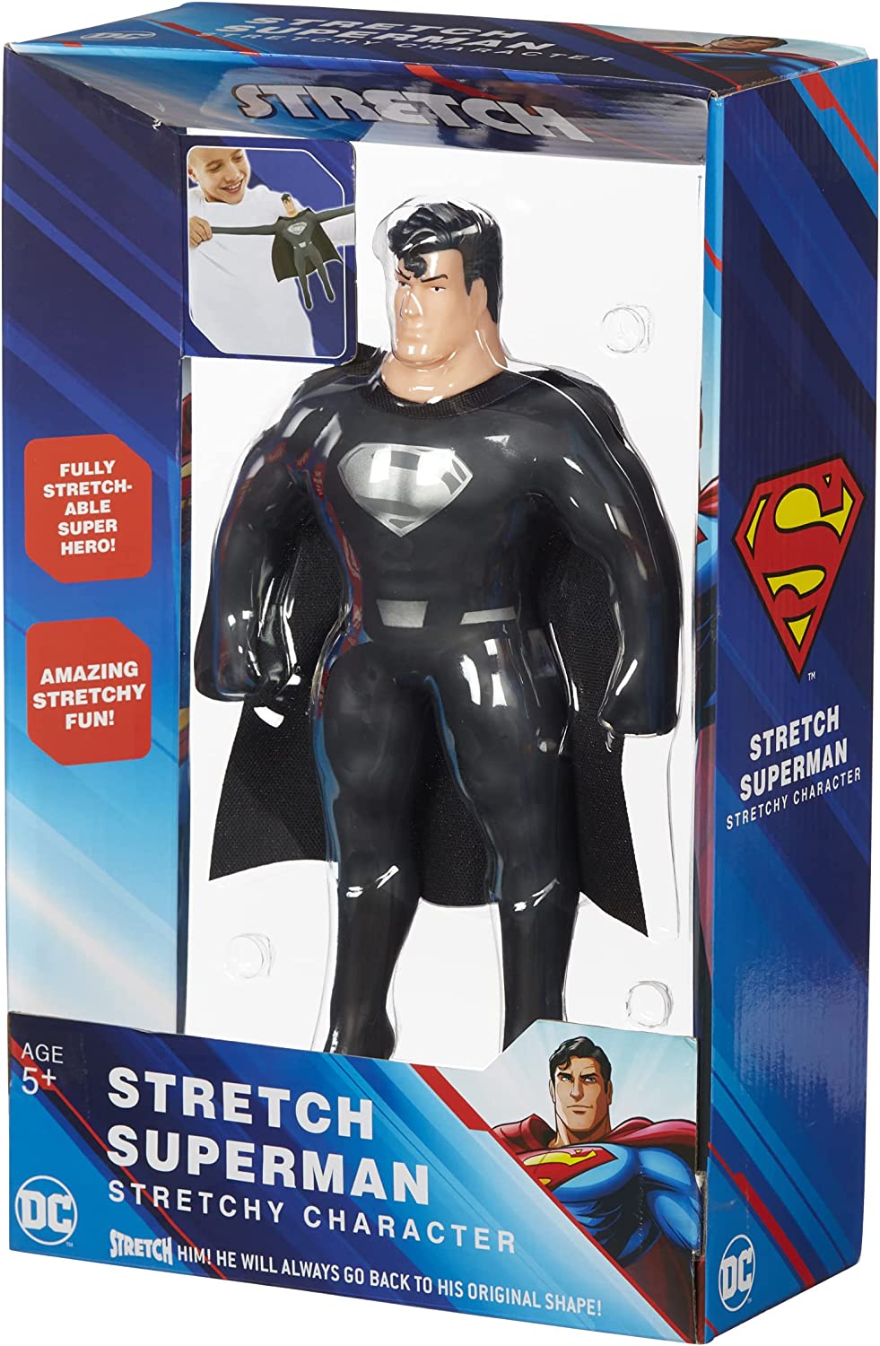 Stretch 07696 Superman, groß, unglaublicher Spaß. DC Boys anwesend. Superhelden-Spielzeug