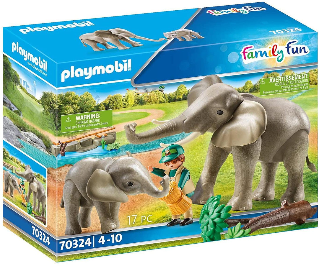 Playmobil 70324 Family Fun Habitat per elefanti
