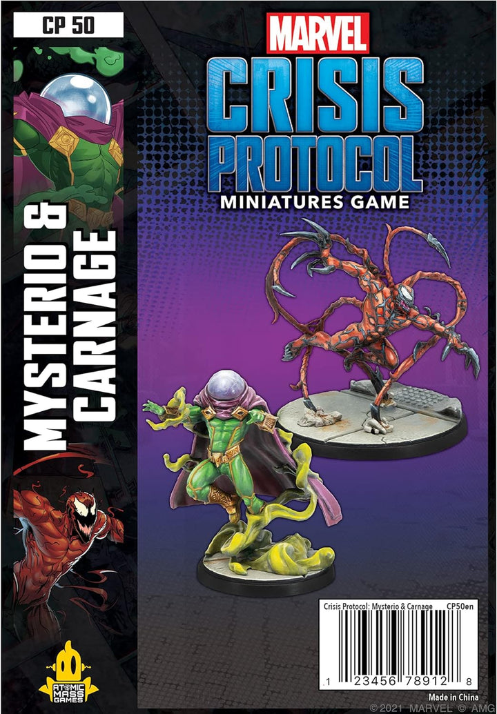 Atomare Massenspiele | Marvel Crisis Protocol: Charakterpaket: Mysterio &amp; Carnage |