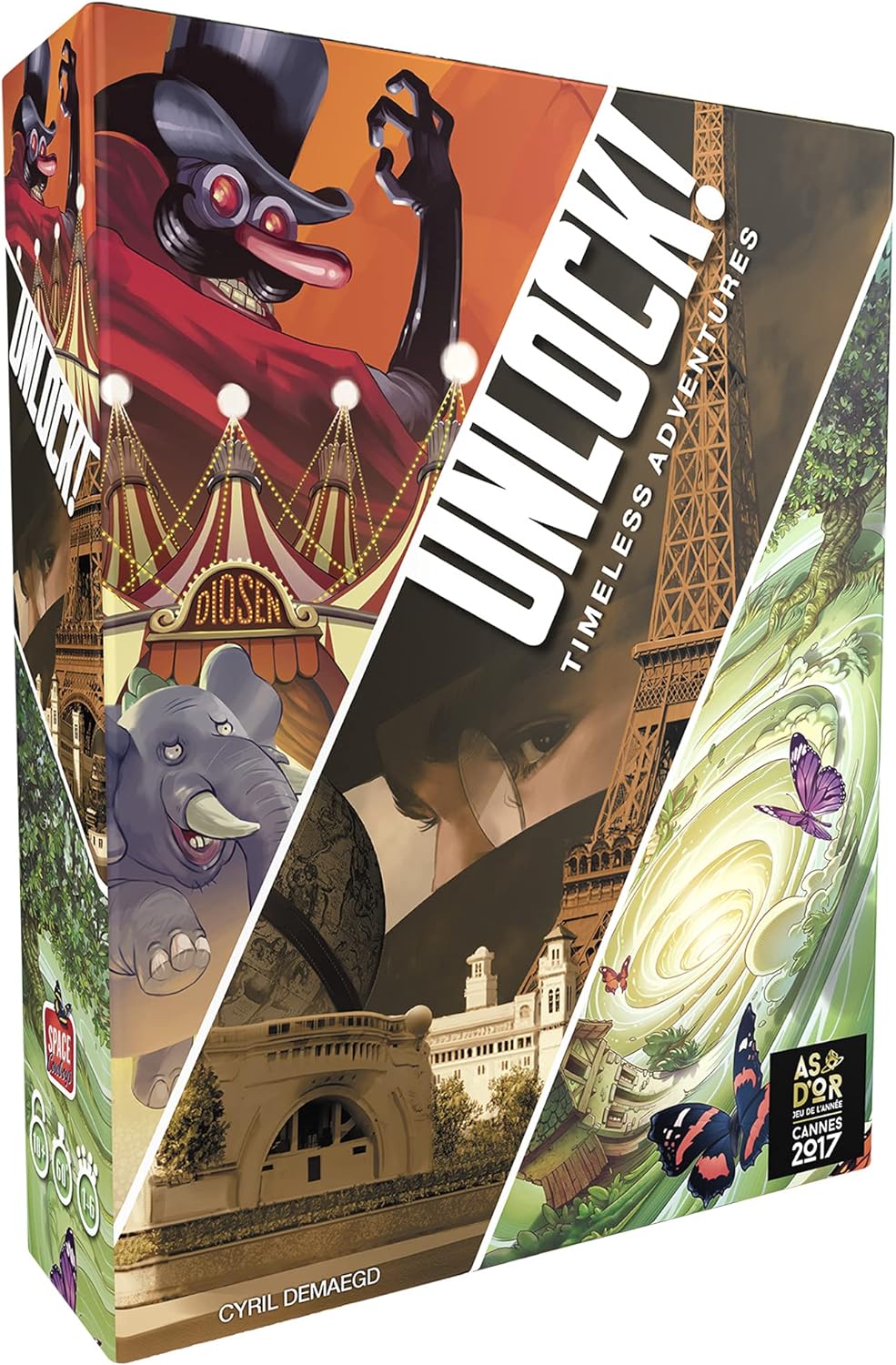 Space Cowboys Unlock! Brettspiel „Timeless Adventures“