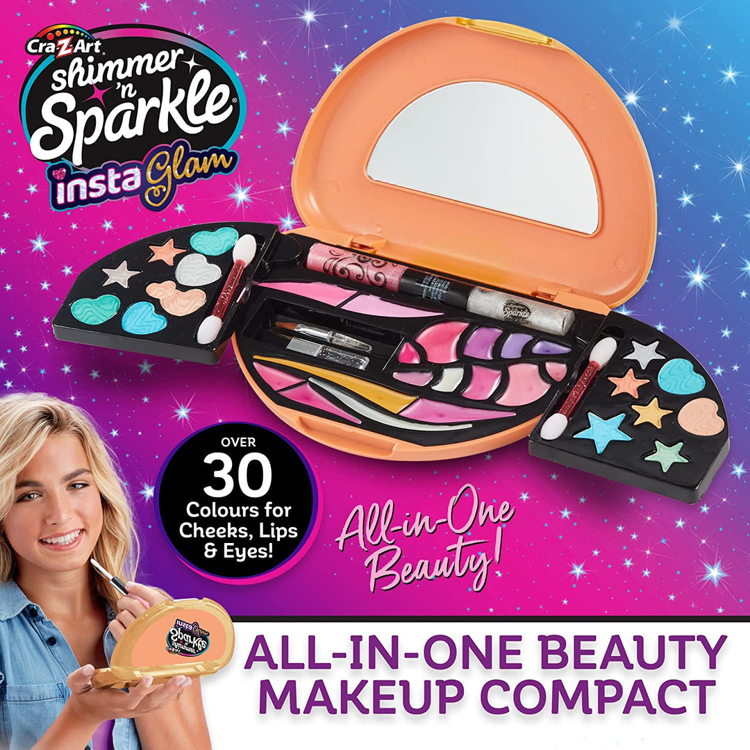 Character Options 07750 Shimmer and Sparkle All-in-one Beauty Compact Kids Set