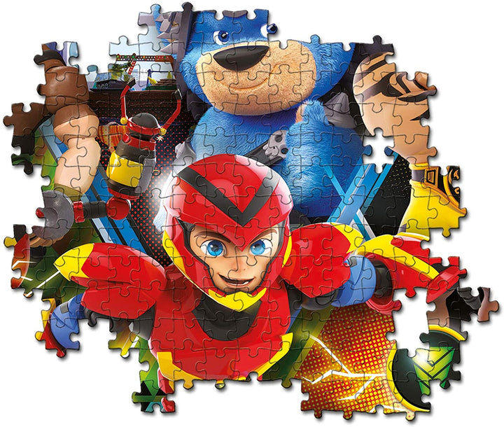 Clementoni – 27155 – Supercolor-Puzzle – Power Players – 104 Teile – Hergestellt in Italien – Puzzle für Kinder ab 6 Jahren