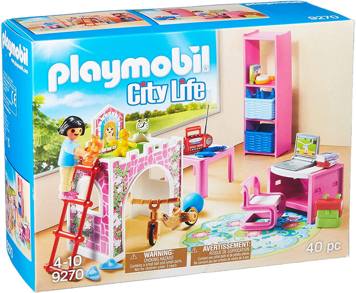 Playmobil City Life 9270 Kinderzimmer für Kinder ab 4 Jahren