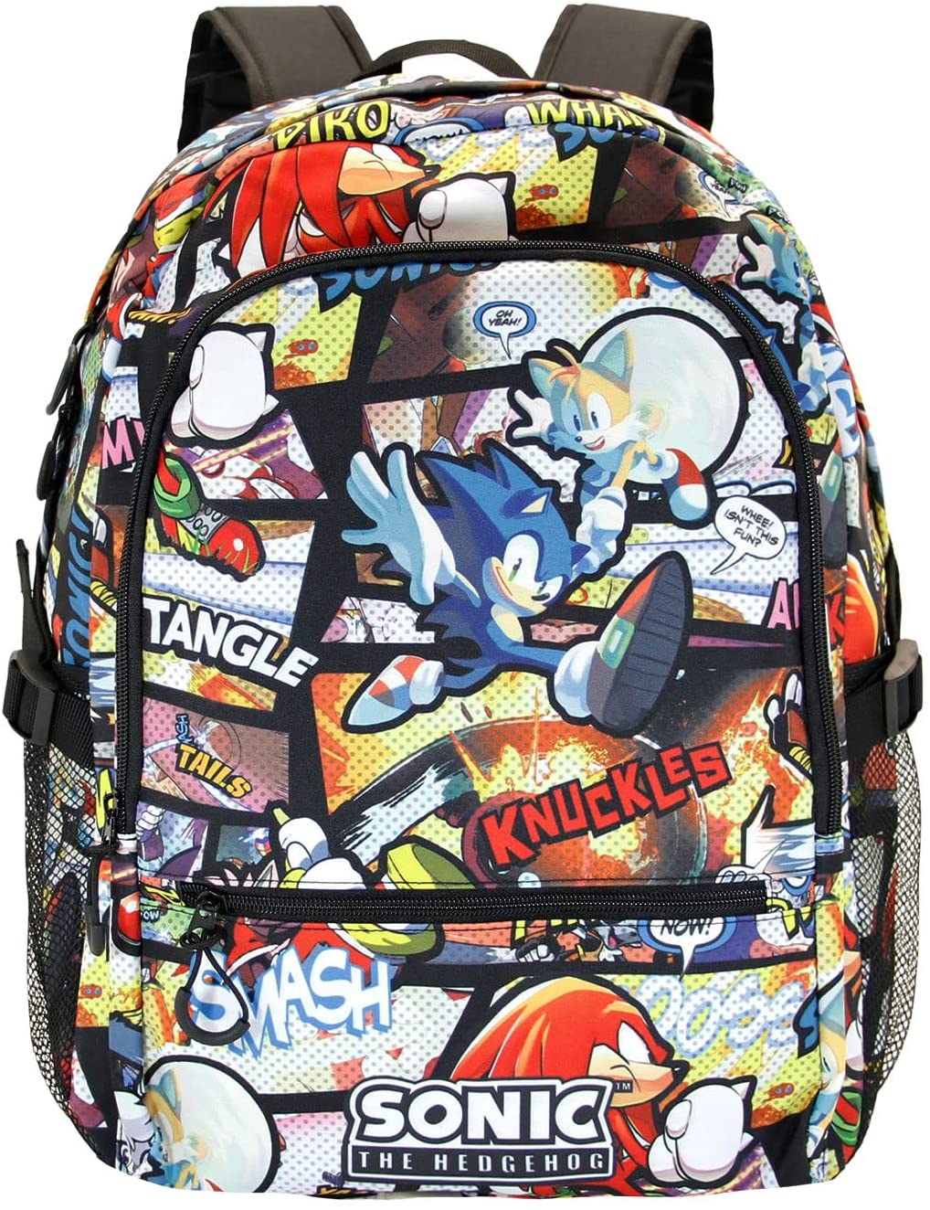 Sega-Sonic Vintage-Fan HS Fight Backpack, Multicolour