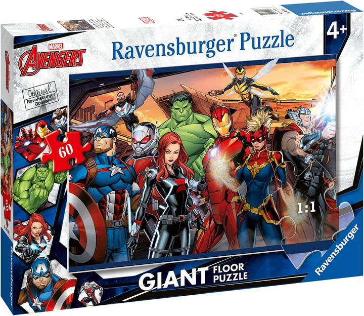 Ravensburger 03094 Avengers Riesen-Bodenpuzzle, 60-teilig