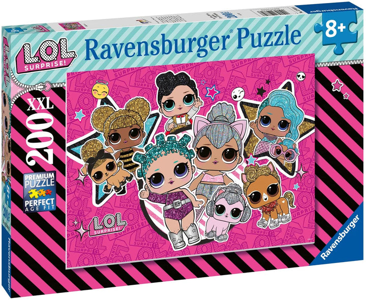 Ravensburger 12884 LOL Surprise XXL 200 Stück Girl Power